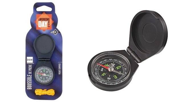 JPC Taschen-Kompass, Durchmesser: 45 mm, mit Deckel (61438024)-1