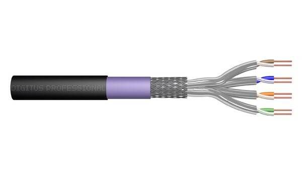 DIGITUS - Cat.7 S/FTP Erdverlegekabel, 100 m, Simplex, PE-6