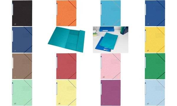 Oxford Eckspannermappe Top File+, DIN A4, rot (5401972)