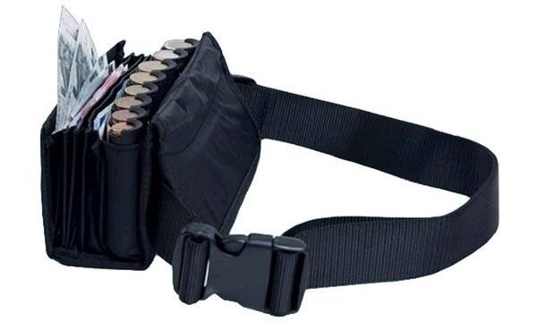 RESKAL Kellnergeldtasche Noten & Münzen EUROWALLET, schwarz (61453021)