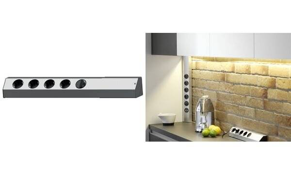 BACHMANN CASIA 4xUTE 1xSchalter 2,0m CEE7/7-6