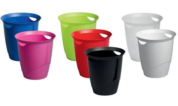 DURABLE - Papierkorb - 16 L - weiß-6