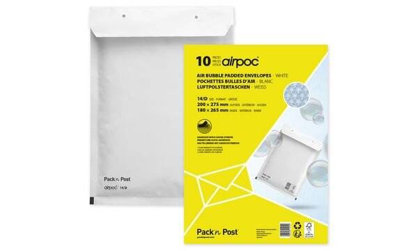 MAILmedia Luftpolster-Versandtaschen, Typ C13, weiß, 10 g (8711018)-2