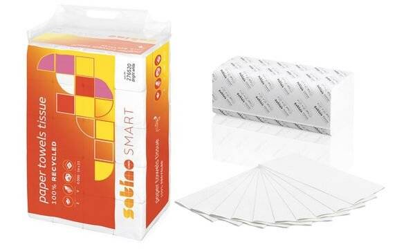 satino by wepa Handtuchpapier Smart, 240 x 230 mm, weiß-1