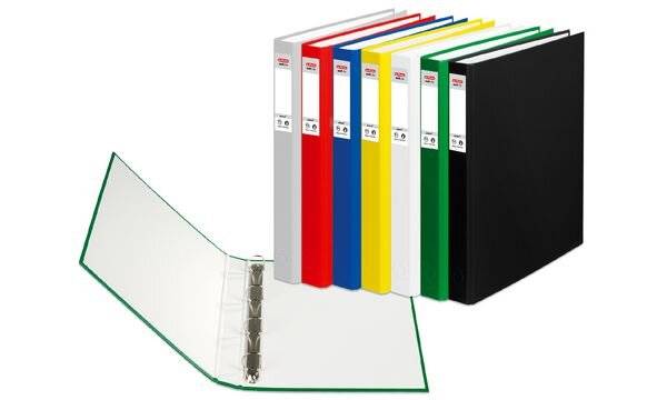 Ringbuch A4 PP 4 Ringe schwarz-2