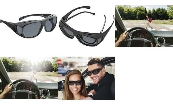 WEDO Überzieh-Sonnenbrille für Autofahrer mit Brille-5
