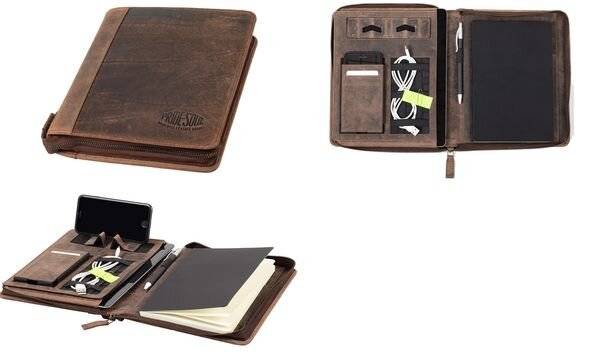 PRIDE&SOUL Organizer CHARON, DIN A5, aus Leder, braun (5318056)-1