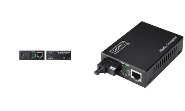 Digitus DN-82123 LAN, SC Simplex Netzwerk-Medienkonverter 1 GBit/s-3
