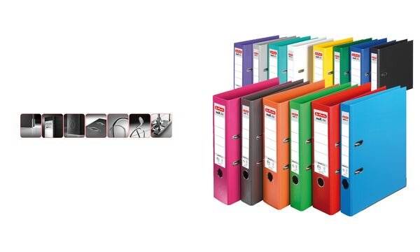 Herlitz Ordner »maX.file protect plus« schmal DIN A4, einfarbig-4