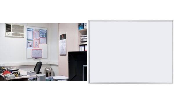 Schreibtafel 240x120cm Alurahmen Ablage-5
