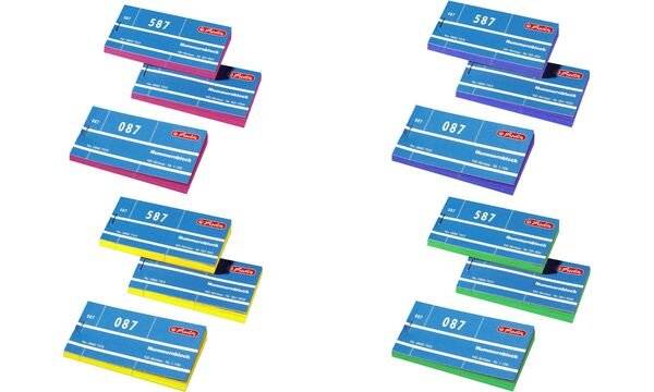 herlitz Nummernblock, Nummern 1-1000, 100 Abrisse je Block (892703001)-0