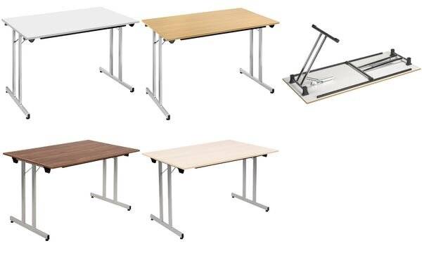 SODEMATUB Klapptisch TPMU148WA, 1.400 x 800 mm, wenge/alu (71220174)-1