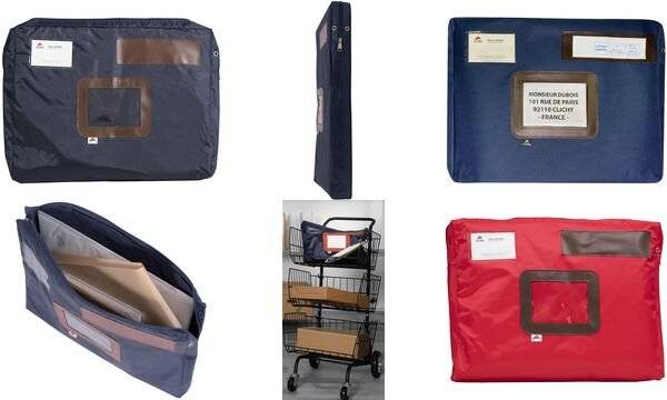 ALBA Banktasche "POCSOU B" mit Dehnfalte, Polyester, blau-1
