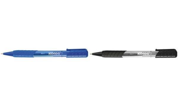 Kores Druckkugelschreiber K-PEN K6, schwarz, M-1