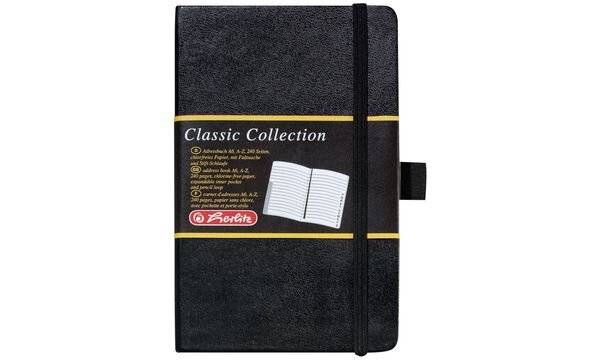 Adressbuch A6 Classic schwarz-2