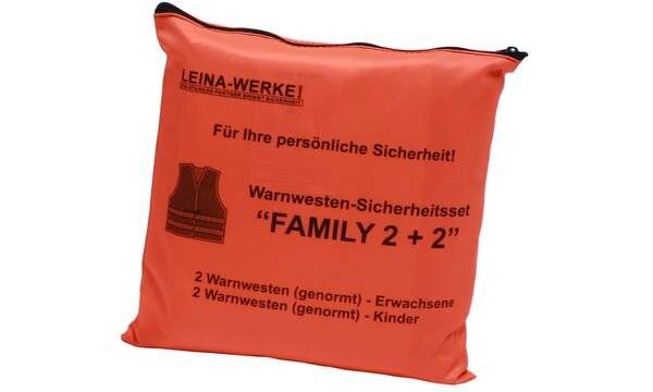 LEINA-WERKE Warnwesten orange Einheitsgröße REF 13122-1