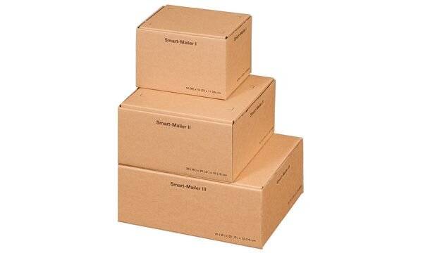 smartboxpro Paket-Versandkarton "Smart Mailer", klein, braun-2