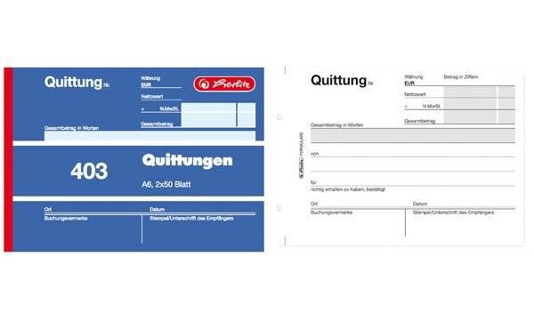 Herlitz 886622, 80 Blätter, A6, Weiß-5