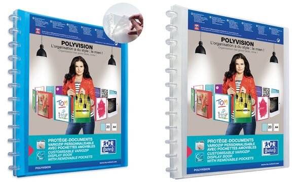 Oxford Sichtbuch Vario-Zipp POLYVISION, farblos transparent (61560275)-0