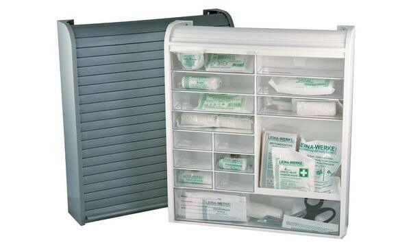 Leina Verbandschrank Sani Roll, ohne Inhalt, weiß-1
