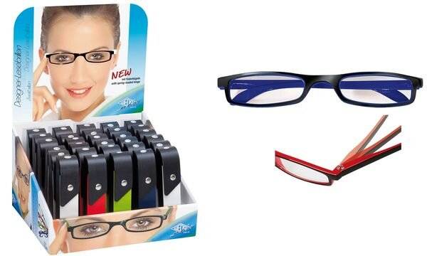 WEDO Lesebrille Design 30er Display Federscharnier f.sort-1