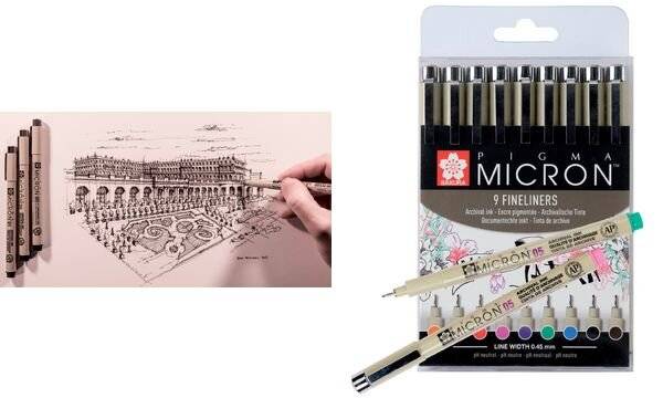 SAKURA Fineliner PIGMA MICRON 05, 9er Etui-1
