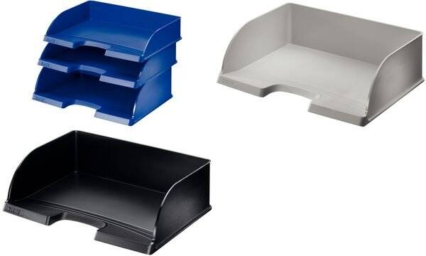 Briefablage Jumbo Plus DIN A4 quer PS schwarz-3