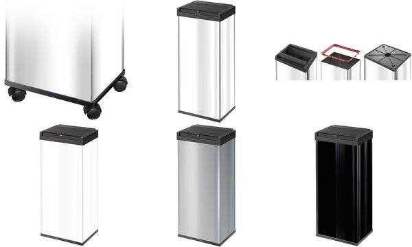 Hailo Abfallbox Big-Box Swing XL 6460-312 52Liter silber-4