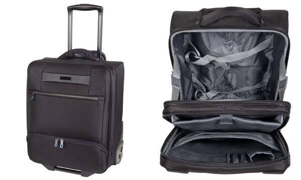 LiGHTPAK Business Trolley LANDO, 1680D Nylon, schwarz-1