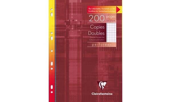 Clairefontaine Kanzleipapier, DIN A4, kariert mit Rand (87000328)