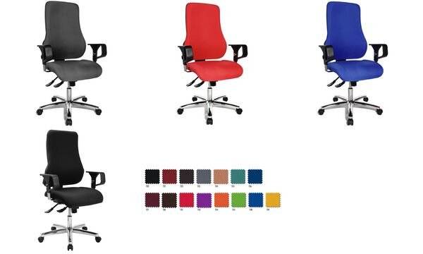 Topstar Fitness-Drehstuhl Sitness 55, mit balancierender Sitzfläche, atmungsaktiv, schwarz-3