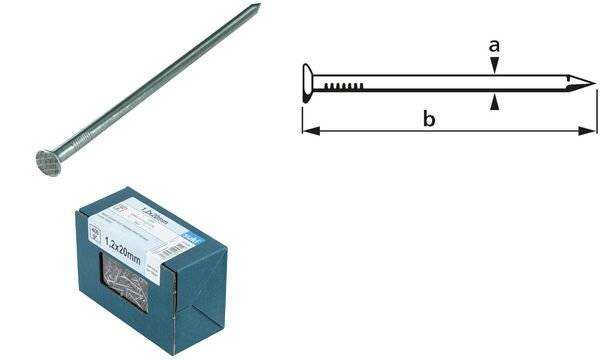 suki. Drahtstift, Senkkopf, 2,8 x 65 mm, blank, 400 g (11660062)-1