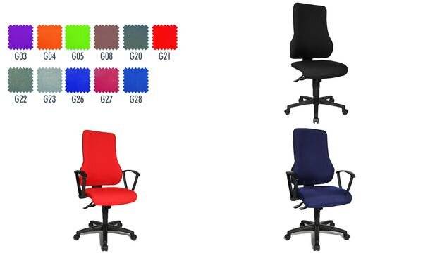 Topstar Bürodrehstuhl "Top Point SY", royalblau-1