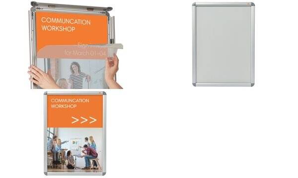 Plakatrahmen A0 + Befestigung PVC-Folie-2