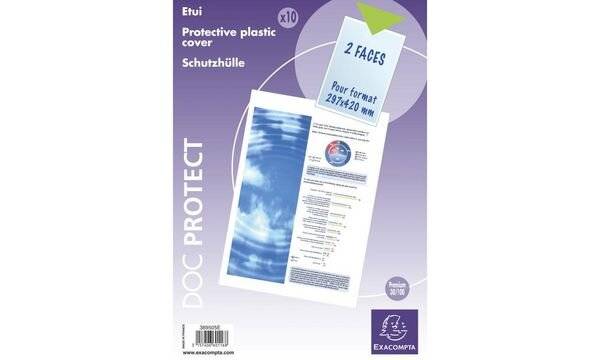 EXACOMPTA Schutzhülle Doc Protect, DIN A6, PVC-1
