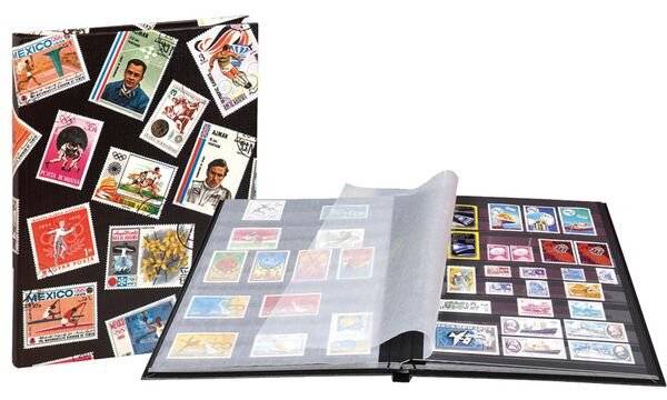 Briefmarken Einsteckalbum Sport, 16 Seiten, 16,5x22,5cm-4