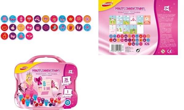 Joustra Motivstempel-Set "PRINZESSINNENSTEMPEL", im Koffer (5691507)-0