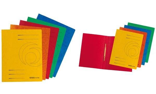 herlitz Schnellhefter easyorga, A4, Karton, rot (11094695)-0