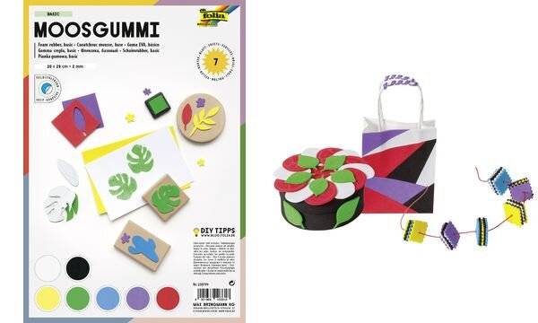 folia Moosgummi BASIC, selbstklebend, 7 Blatt (57906268)-0