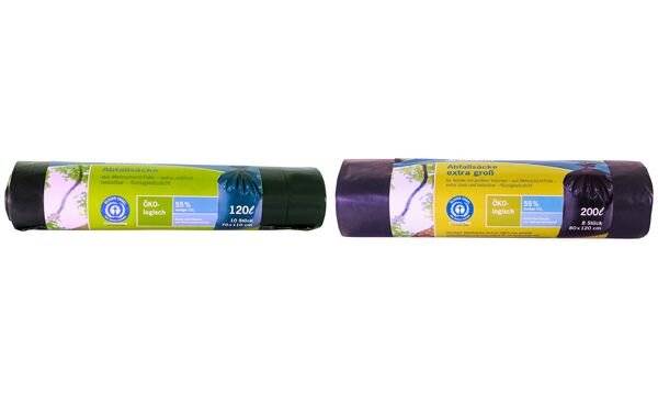 Secolan Abfallsack, extra groß, schwarz, 200 Liter (8009172)-0