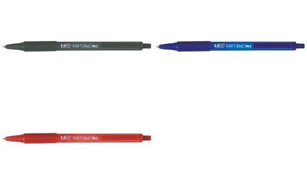 BIC 837399, Clip, Clip-on-Einziehkugelschreiber, Rot, 12 Stück(e)-1