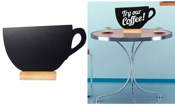 Securit Tischaufsteller SILHOUETTE "Tasse"-1