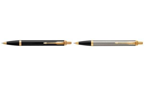 PARKER Druckkugelschreiber IM Brushed Metal G.C. (5128303)-0