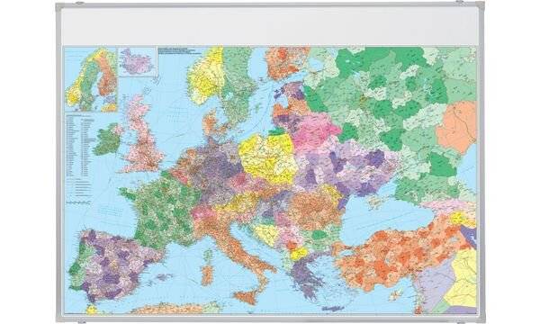 FRANKEN Europakarte, magnethaftend, (B)1.400 x (H)1.000 mm (70010174)