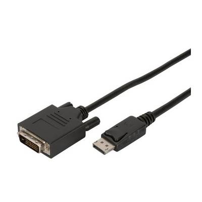 Digitus DisplayPort Adapterkabel DisplayPort Stecker, DVI-D 24+1pol. Stecker 2.00 m Schwarz AK-990900-020-S DisplayPort--2