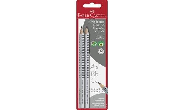 FABER-CASTELL Bleistift Jumbo GRIP, 2er Blisterkarte-1