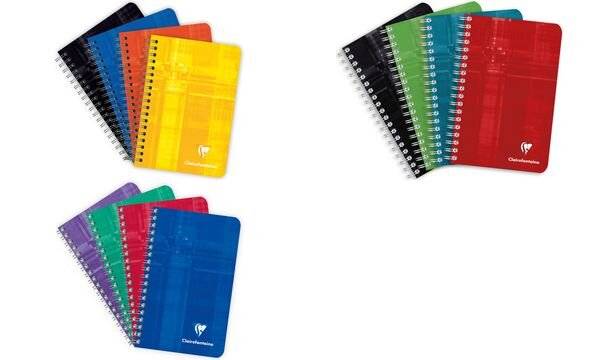 Clairefontaine Spiralheft, 90 x 140 mm, kariert (87000343)-0