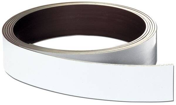 FRANKEN Magnetband, (L)10.000 x (T)0,8 x (H)50 mm, weiß (70010685)-1