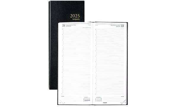 brepols Tageskalender "Saturnus 0.111" 2019, schwarz (75101158)-0