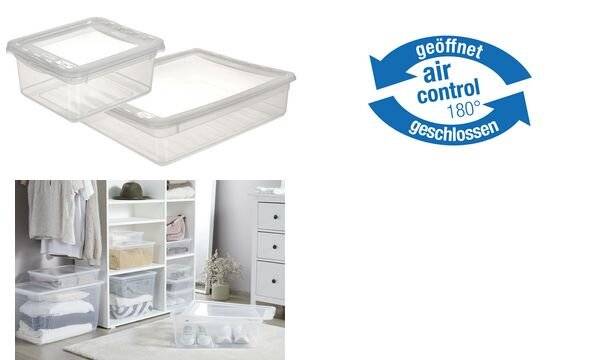 keeeper Aufbewahrungsbox bea, 52 Liter, PP, transparent (6440317)-2